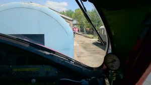 Вид из кабины на М61 001