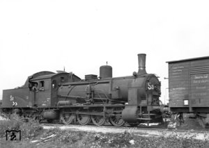 55 478 vom Bw Schaulen rangiert im Norden Littauens. (1942) Foto: Herbert Schultz