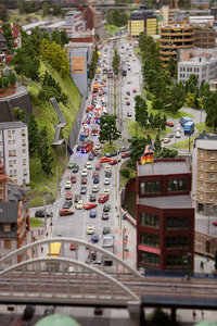 любимые развлечения моделистов MiWuLa - затор, пробка, пожарные машины, спешащие на очередной пожар