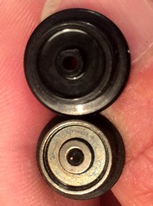 Нормальное колесо<br />и колесо курильшика