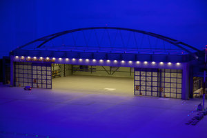 ангар Люфтганзы для профилактических регламентных и ремонтных работ