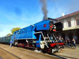 Паровоз серии 477 в Кладно