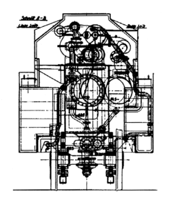 Схема турбины тендера