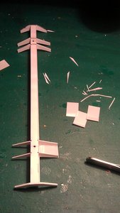 По закладке напоминает остов судна