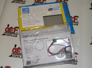 ESU 52620 LokPilot Fx V3.0 Функсіональний декодер з роз'ємом NEM652 для локомотивів та вагонів без підтримки керування двигуном<br />Ціна 20Є