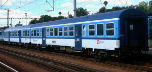 Вагон постройки з-да Баутцен принадлежности ČD