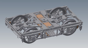 Общей для всех вагонов были тележки Baden type 1b с колёсной базой 2500 мм